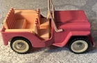 Vintage 1960’s Tonka Pink Surrey Jeep Blue Hawaii Toy Pressed Steel Elvis