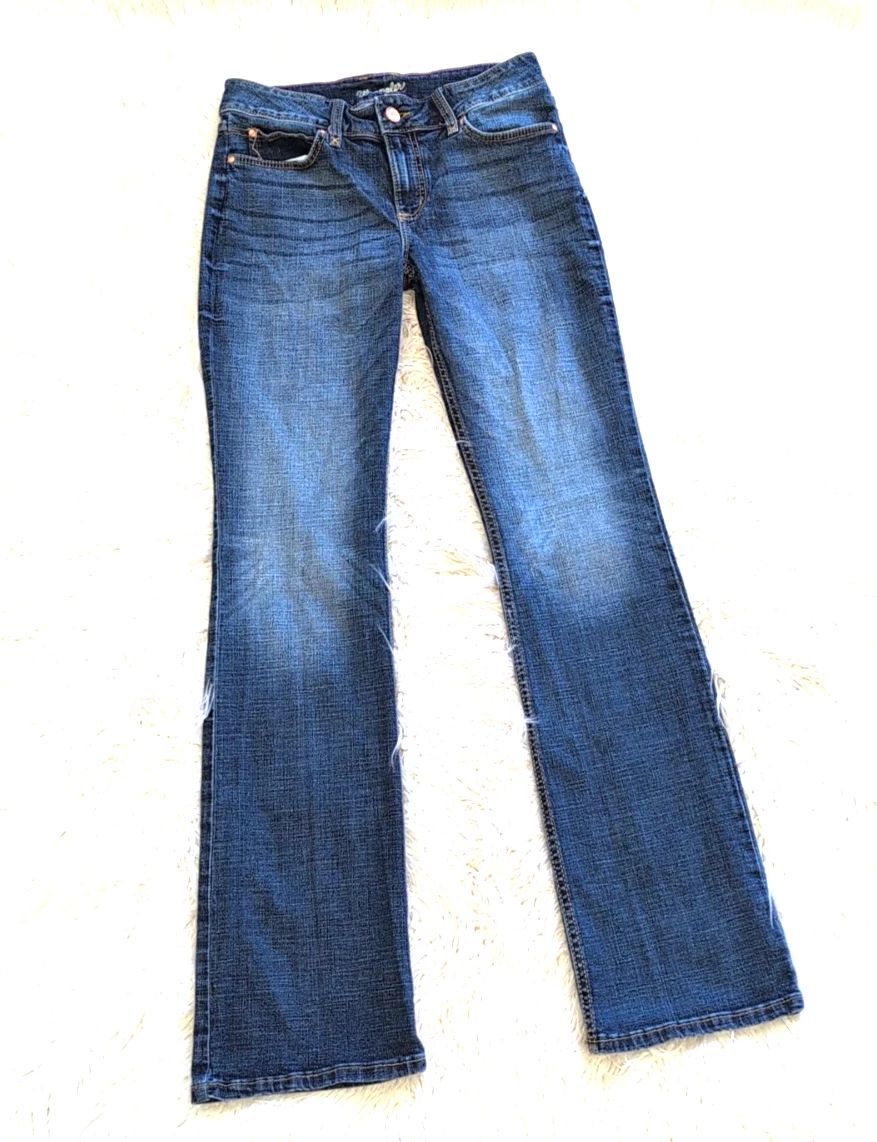 Jean Vintage Wrangler America Femme – Taille 10, Délavé Moyen, Fabriqué Aux USA, Neuf Avec étiquettes
