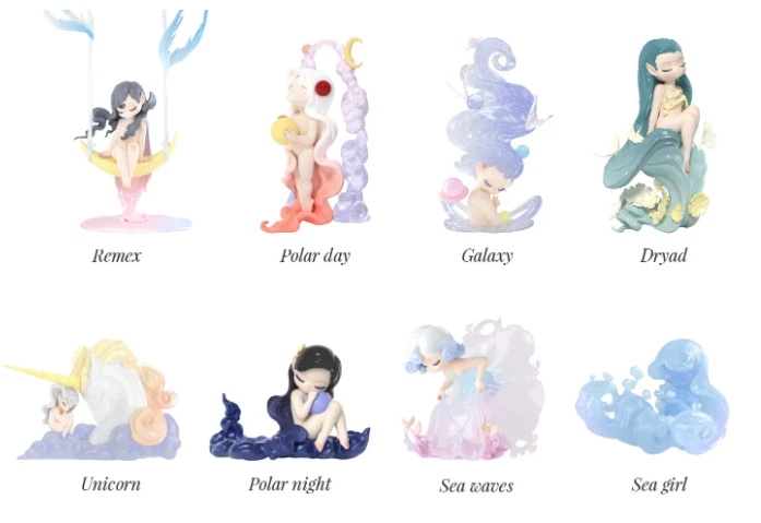 52TOYS Sleep Dreamland Elves Series Fairy Girl Blind Box Confirmed Figure Toy - Image 3 of 4