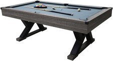 7FT Full Size Snooker Pool Table Heavy Duty Home Game w Accessories