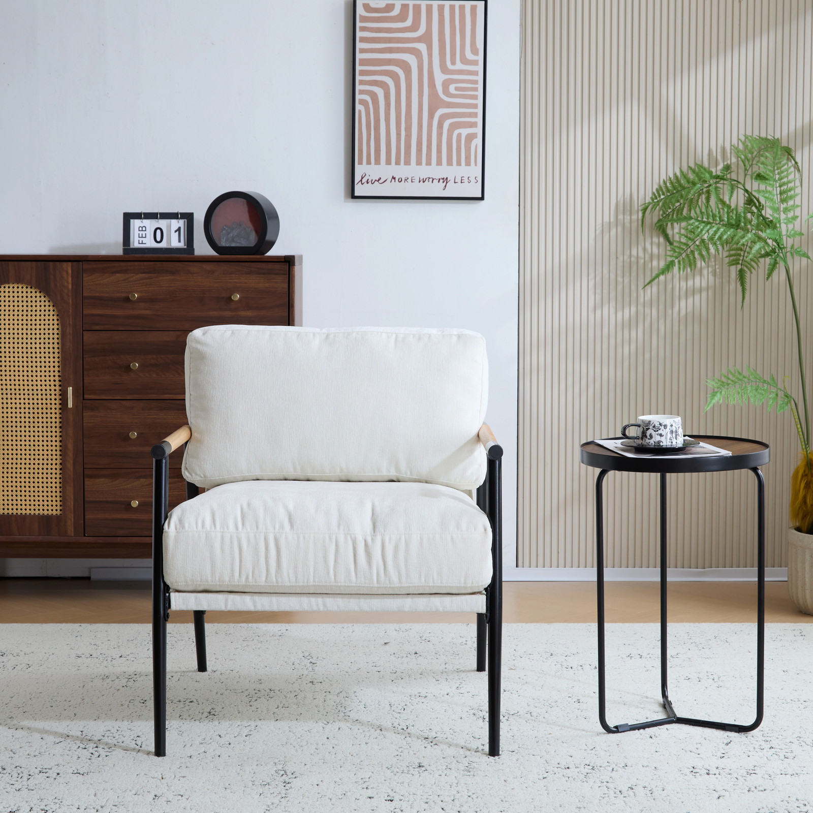 With Wood Frame