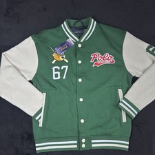 Polo Ralph Lauren Jacket Varsity Bears Baseball Letterman Size Men  s Size Medium