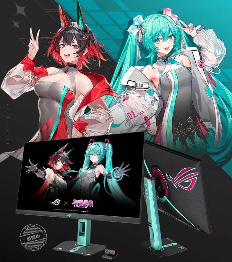 ASUS ROG Strix XG27ACMEG-R Hatsune Miku Edition 240HZ Fast IPS Gaming monitor