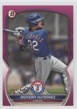 2023 Bowman Prospects Fuchsia 246/299 Anthony Gutierrez #BP-85 0s9t