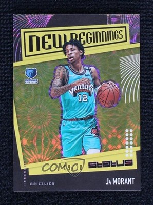 2019 Status Tmall New Beginnings Gold Fireworks 9/10 Ja Morant #1 Rookie RC 1uw6