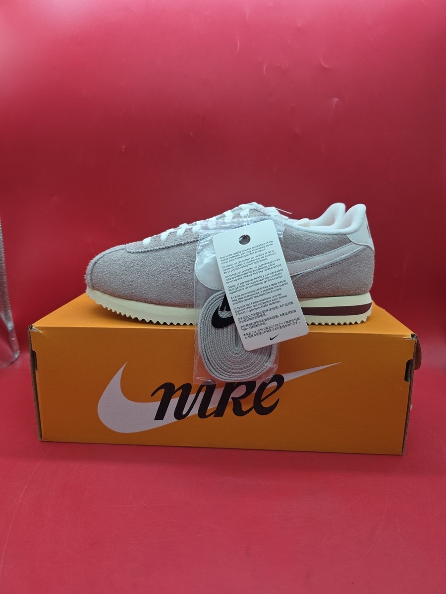 Size 8 - Nike Cortez SE College Grey Team Red for sale online | eBay