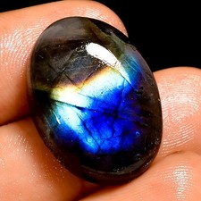Top Quality Natural Labradorite Oval Cabochon Loose Gemstone 24 Ct 22X16X7 mm