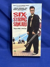 SUPER RARE Six-String Samurai VHS 1999 Low Budget 90  s Cult Film 1990  s