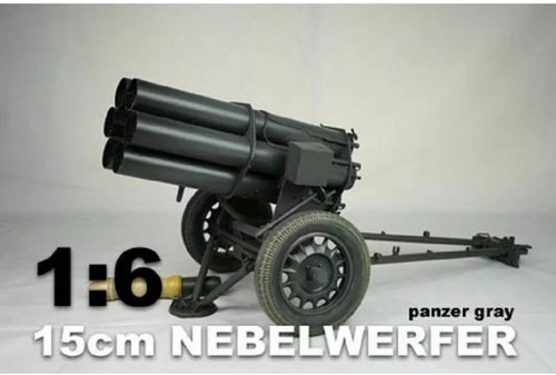 DID 1/6 Scale 12" WWII German 15cm Metal Nebelwerfer Panzer Gray W60011 Grey