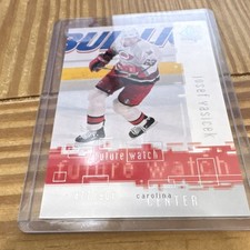 UPPER DECK SP AUTHENTIC FUTURE WATCH JOSEF VASICEK CAROLINA HOCKEY #477/900