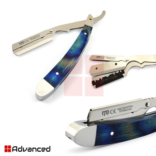 Medentra Barber Hair Dressing Scissors Professional Straight Edge Razors Shears - Picture 35 of 37