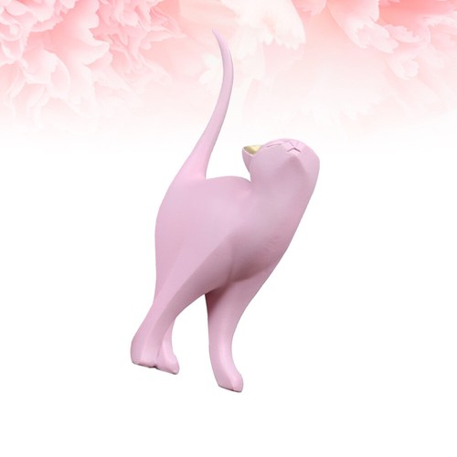 Desktop Cat Sculpture Decorative Cabinets Ornaments Cat Figures Toy