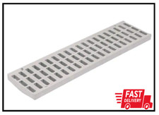 Plastic Drain Grate 5 In Pro Series Channel 5-1/4 In Wide X 19-5/8 In Long Gray