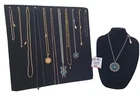 Costume Jewelry Vintage Lot 12 Necklace Charms, Chain, Beads Gold Tone & More N