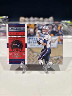 Tom Brady 2012 PANINI CONTENDERS SEASON TICKET #9 INVEST GOAT HOF MVP TB12 7XSB
