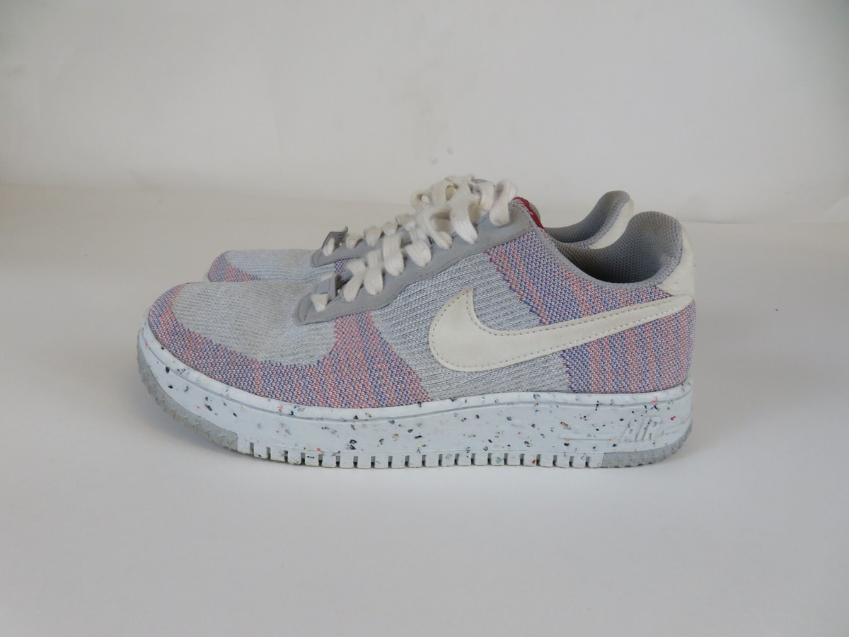 Size Nike Air Force Crater Flyknit Wolf Grey for sale online