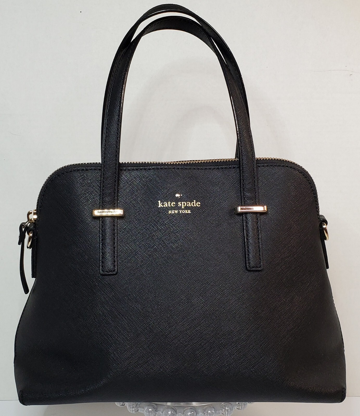 Kate Spade Purse Handbag Double Handle Crossbody Black Dust Bag thumbnail 2