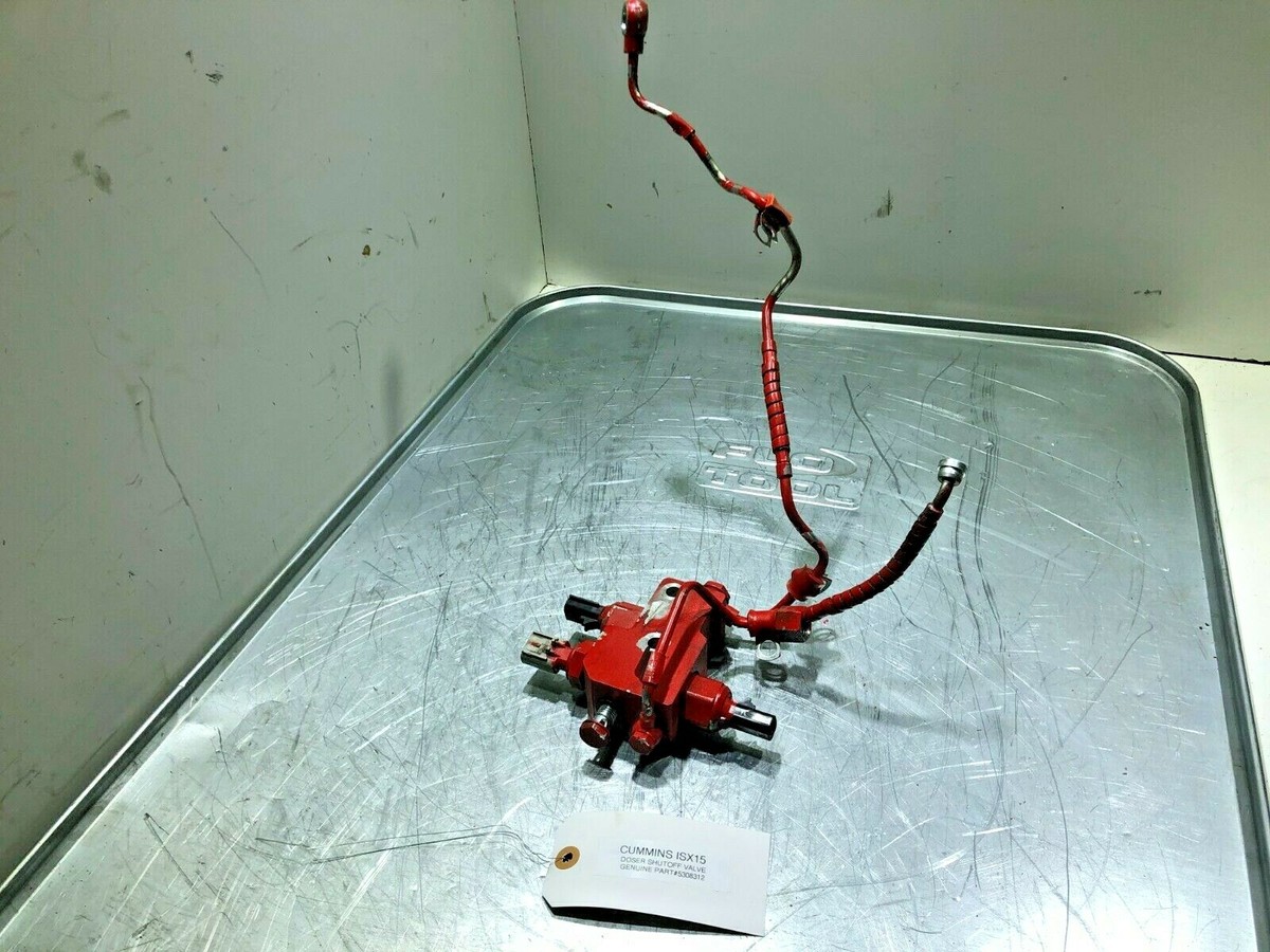 CUMMINS ISX15 DIESEL ENGINE DOSER SHUTOFF VALVE ASSEMBLY 5308312