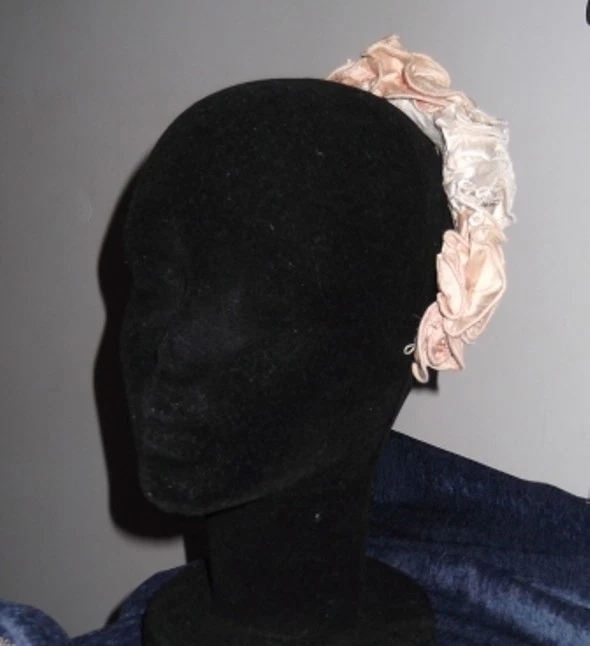 DUPION ROSAS PEINE PARA EL PELO, SALMÓN ROSA MARFIL COLORES, ACCESORIOS NUPCIALES, AUSTRALIANO  Foto 4 de 4