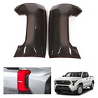 Black ABS Rear Tail Light Lamp Trim Cover For Toyota Tacoma 2024-2025 Smoked 2PC
