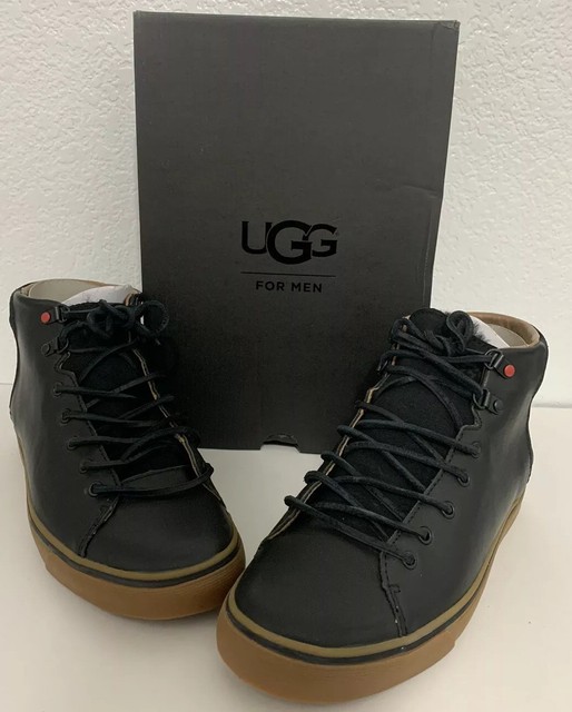 ugg leather high top sneakers