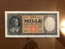 BANCONOTA LIRE 1000 ITALIA MEDUSA 25 9 1961 conservazione BB/SPL NUM SABAUDA