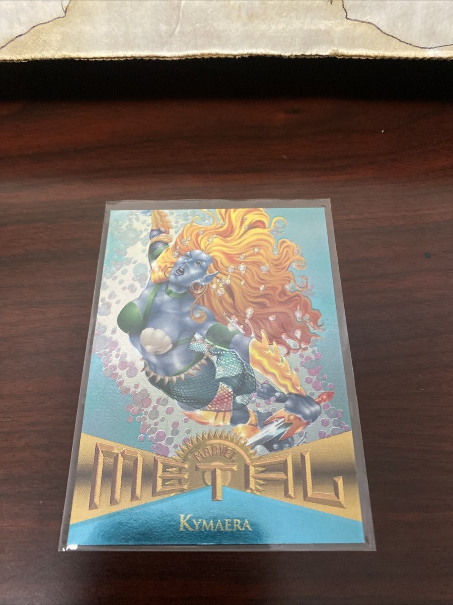 1995 MARVEL METAL SILVER FLASHER KYMAERA