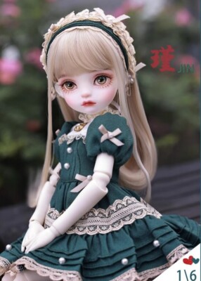 1/6 BJD Doll Handmade Resin Girl Jin B-Free Face Make UP+Free Eyes
