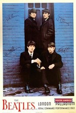 The Beatles Royal Command Performance London Palladium Poster 22 x 32.5