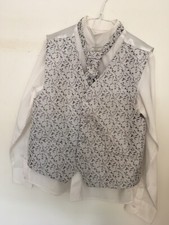 Wiek 10 Kamizelka Skrzydło Koszula i krawat z BLUE ZOO w Debenhams