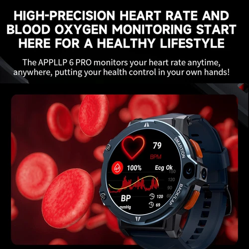4G Smart Watch Dual Camera WiFi Phone Smartwatch Fitness Tracker 4GB+64GB - Picture 6 of 12