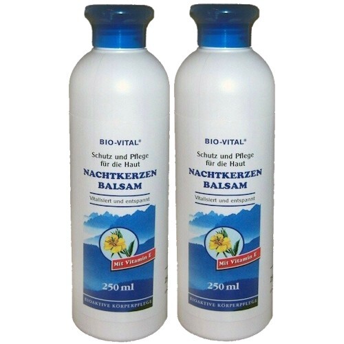 Nachtkerzen Balsam Intensiv Hautpflege Gesichtspflege mit Vitamin E 250ml 2er P.