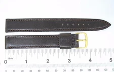 Watchband Stylecraft GENUINE CALF leather watch strap stitched 