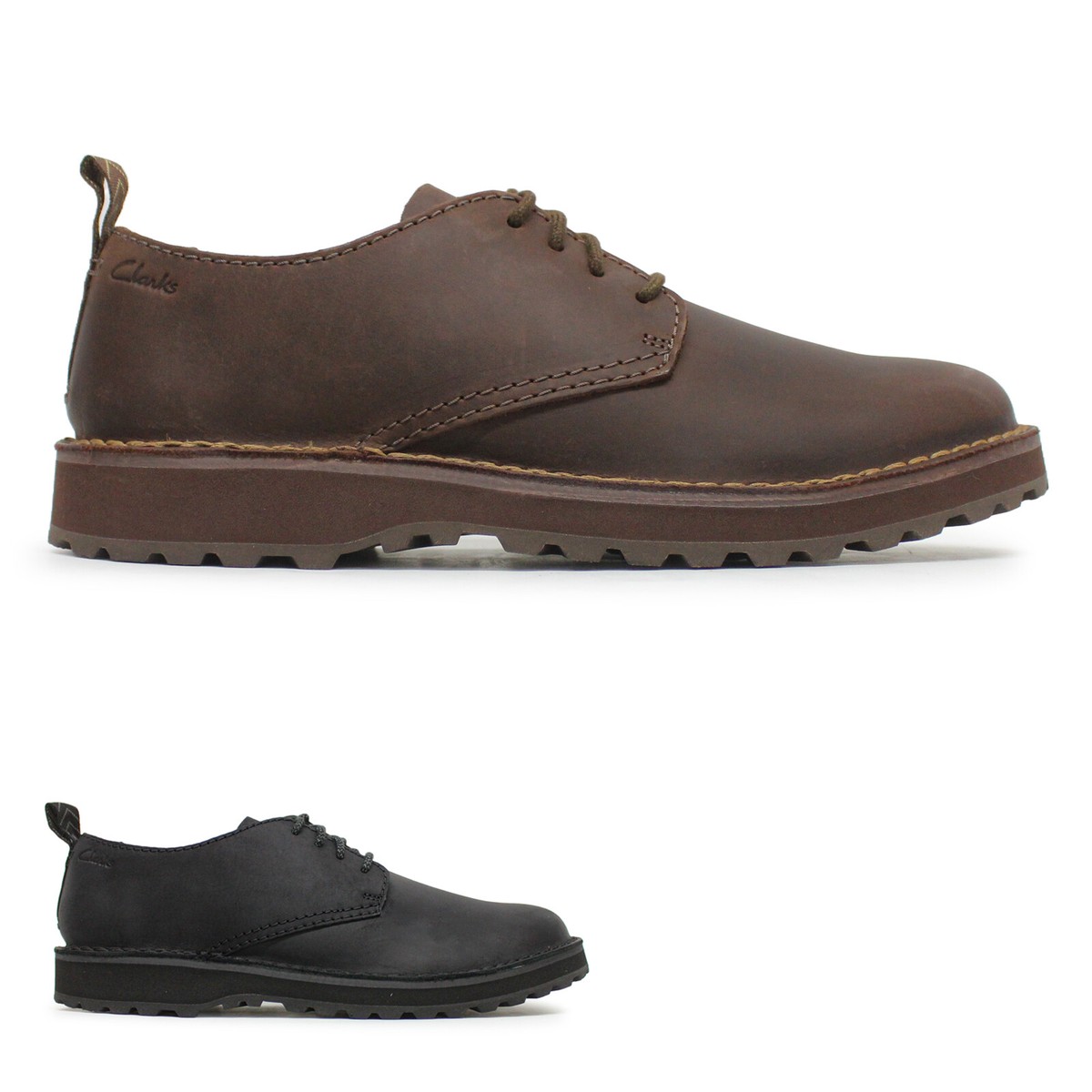 Clarks Mens Shoes Solsbury Lace Casual Lace Up Oxford Leather