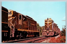 Postcard B 250, Grand Trunk RV, Gillead, ME, enroute from Montreal to Portland