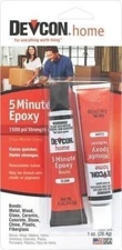 NEW DEVCON 20545 CLEAR 2 PART HIGH STRENGTH 5 MIN EPOXY GLUE WATERPROOF ADHESIVE