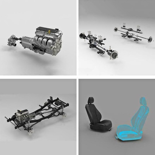 Capo 1/6 Maßstab CD15828 SIXER1 RC Crawler Car Modell KIT 533MM Licht - Bild 10 von 12