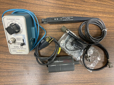 Tektronix P6021 AC Current Probe Type 134 Amp Ground Leads Power Supply Excelent