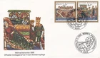 1988 Germany + West Berlin FDC card Christmas (cancel Bonn)