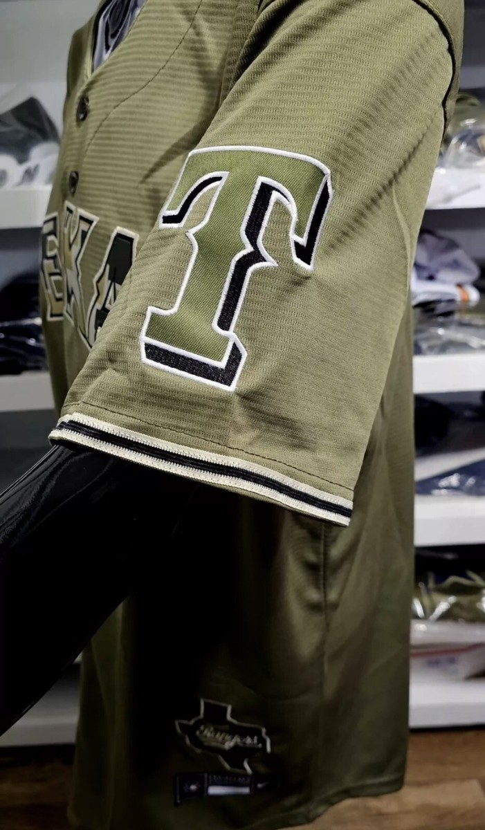 Corey Seager Texas Rangers Jersey Custom CAMO Brand Nike NEW