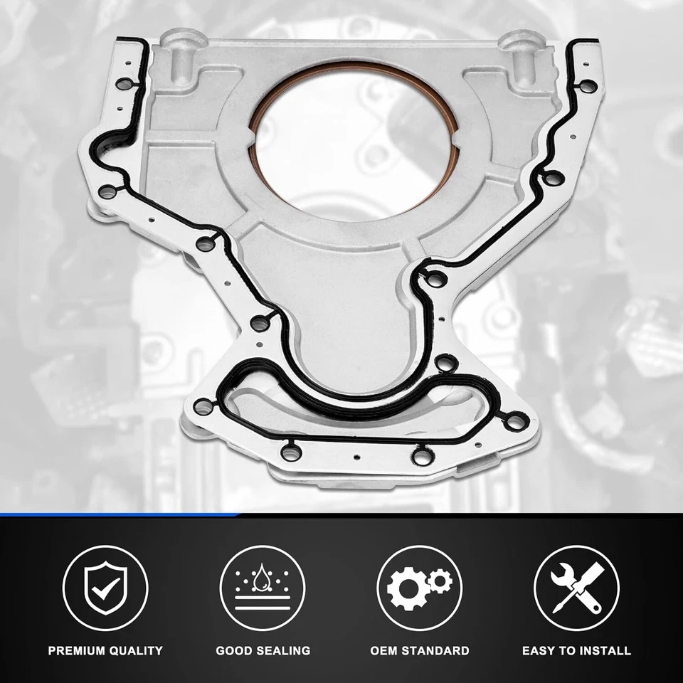 Timing Chain Non VVT LS Front Timing Cover Kit For Chevy GMC LS 4.8 5.3 6.0 6.2L - Image 4 of 4