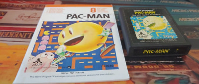 Pac-Man (1981) for ATARI 2600 VCS (Modul & Manual) working CX2646 glue