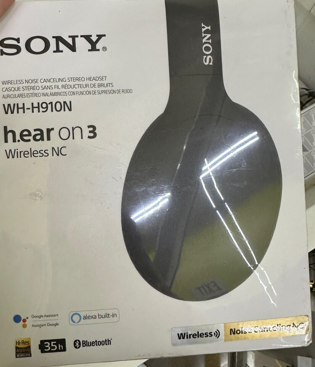Sony WH-H910N On Ear Wireless Headphones - Black for sale online