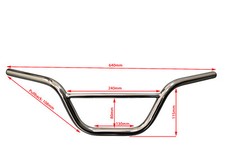 Chrome Handlebars for Royal Enfield Classic Meteor Interceptor 350