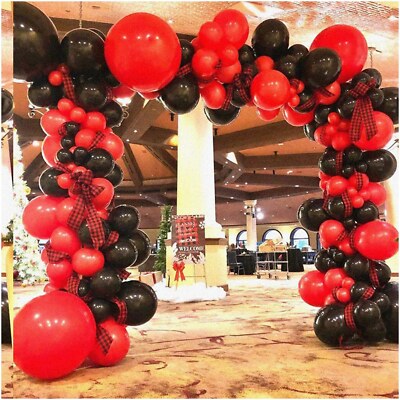 Red & Black Balloon Garland Kit - Party Decoration Bundle For Birthdays, Events & Celebrations - View #10