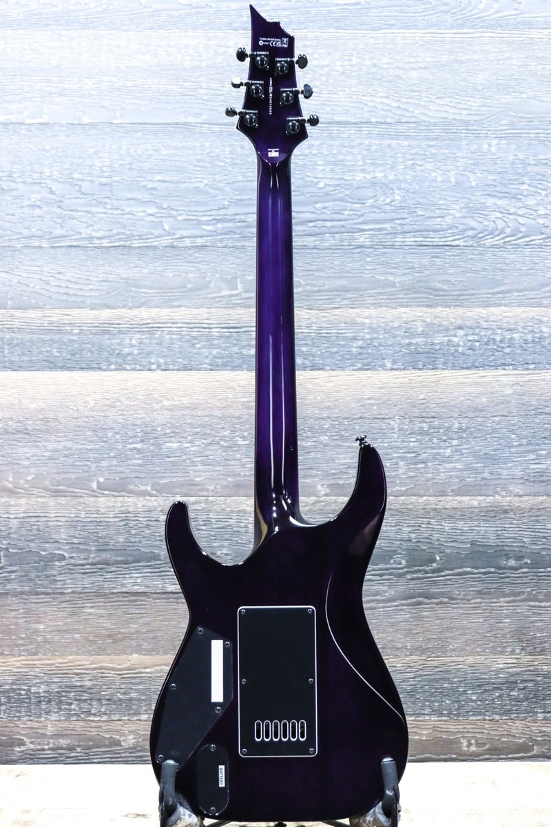 ESP LTD H-1000 EverTune See Thru Purple Sunburst Quilted Maple 