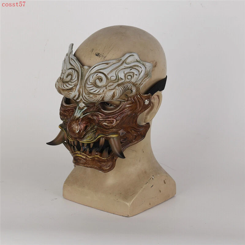Hot Game Black Myth: Wukong The Destined One Cosplay Props Mask Resin Nuo Mask - Image 4 of 4