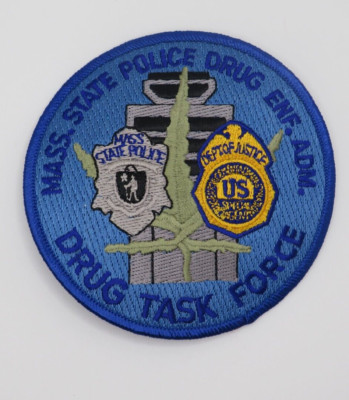 Massachusetts state police drug enforcement admin task force patch | eBay