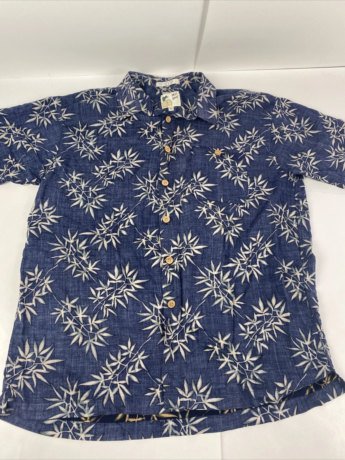 M. E. Sport Blue Hawaiian Men's Shirt 100% Rayon XL Floral
Opens in a new window or tab