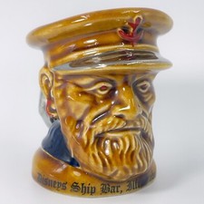 VINTAGE LORD NELSON WARE OLD CAPTAIN TOBY JUG DISNEYS SHIP BAR ILFRACOMBE DEVON